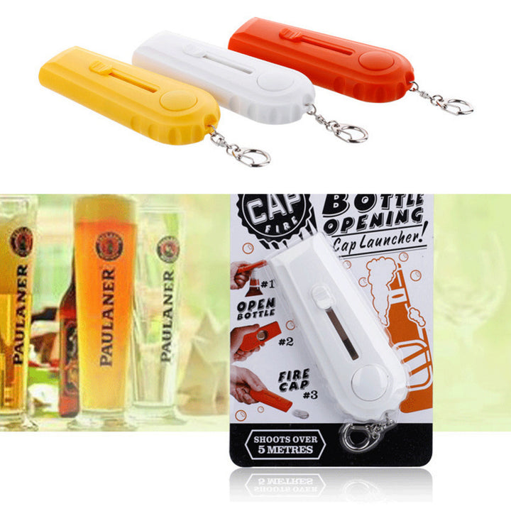 Bottle cap launcher
