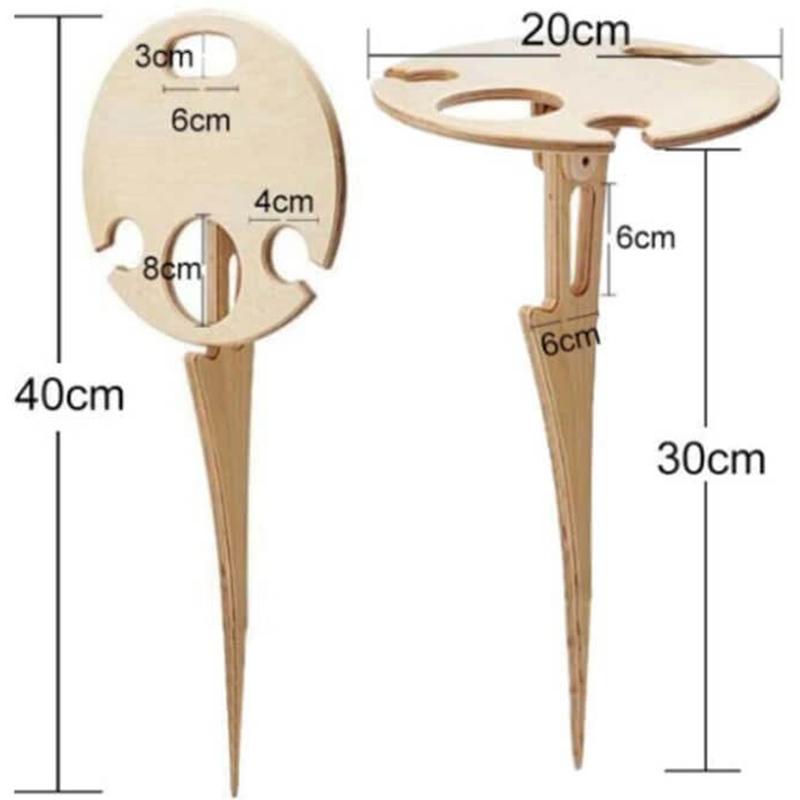 Outdoor folding wine table Store